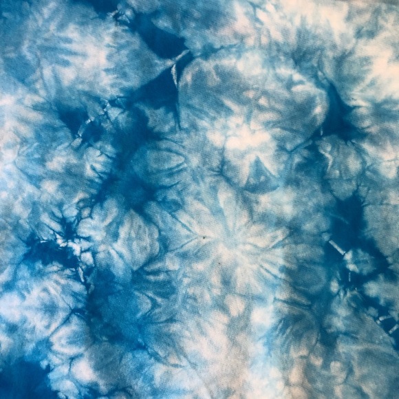 NWT Frankie’s Bikinis Aiden Hoodie in Blue Ocean Tie Dye - Picture 6 of 11